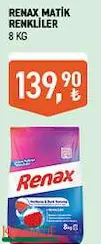 RENAX MATİK RENKLİLER 8 KG